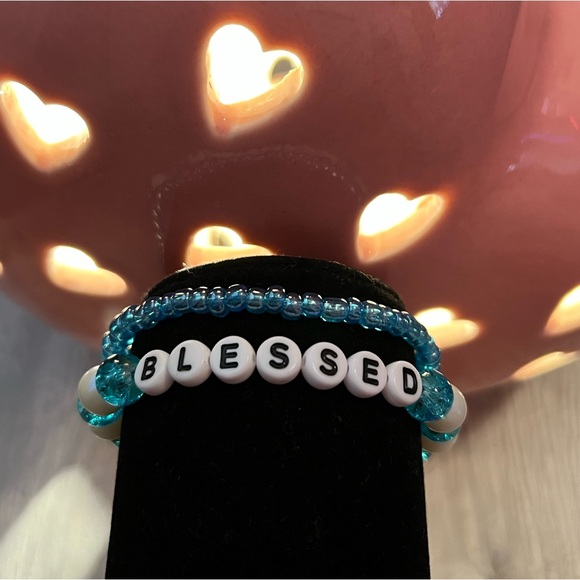 Jewelry - Blessed bracelet set🩵🤍